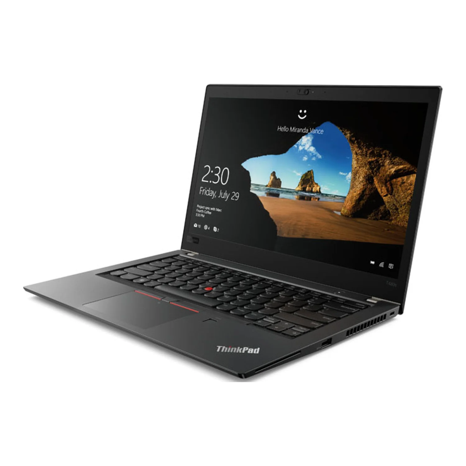 Lenovo ThinkPad T480s, Ansicht 3