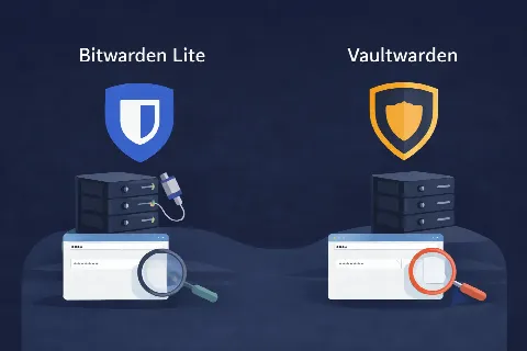 Bitwarden Lite und Vaultwarden im Vergleich
