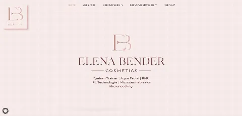 Website Elena Bender Cosmetics