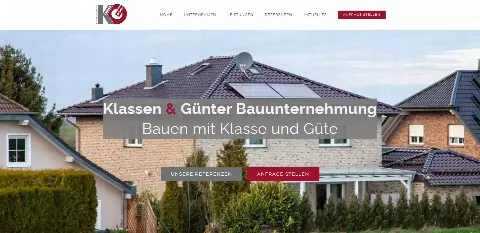 Website Klassen & Gunter