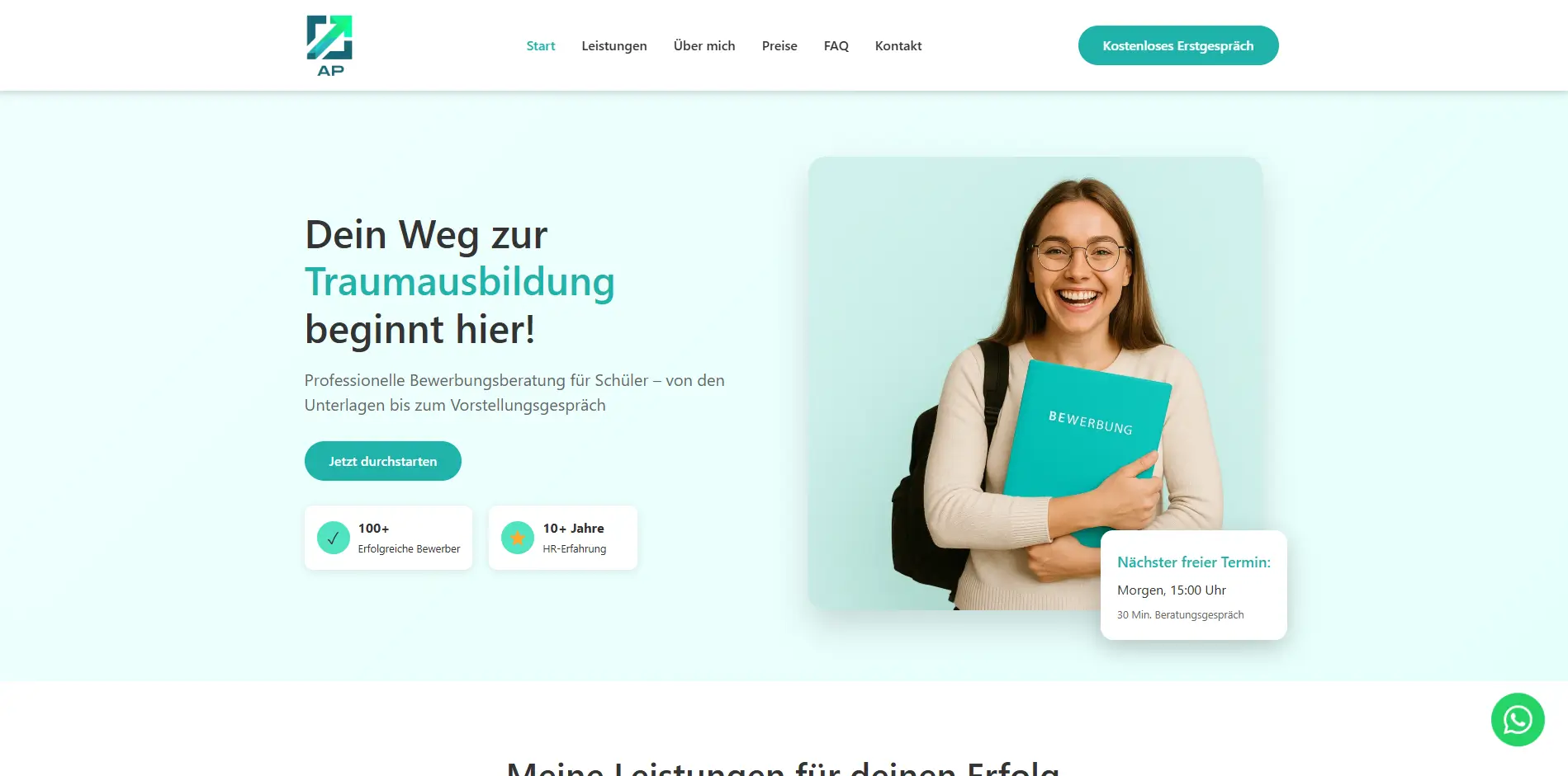 Website AP Ausbildungsfit