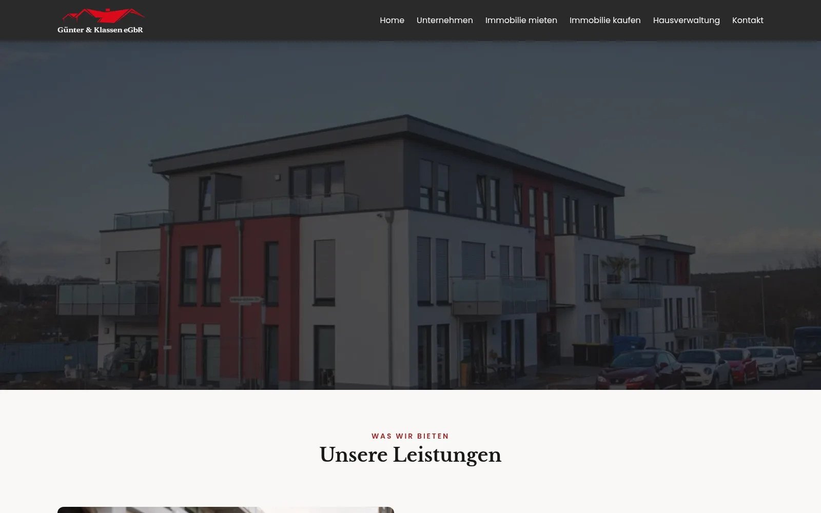 Website Günter & Klassen