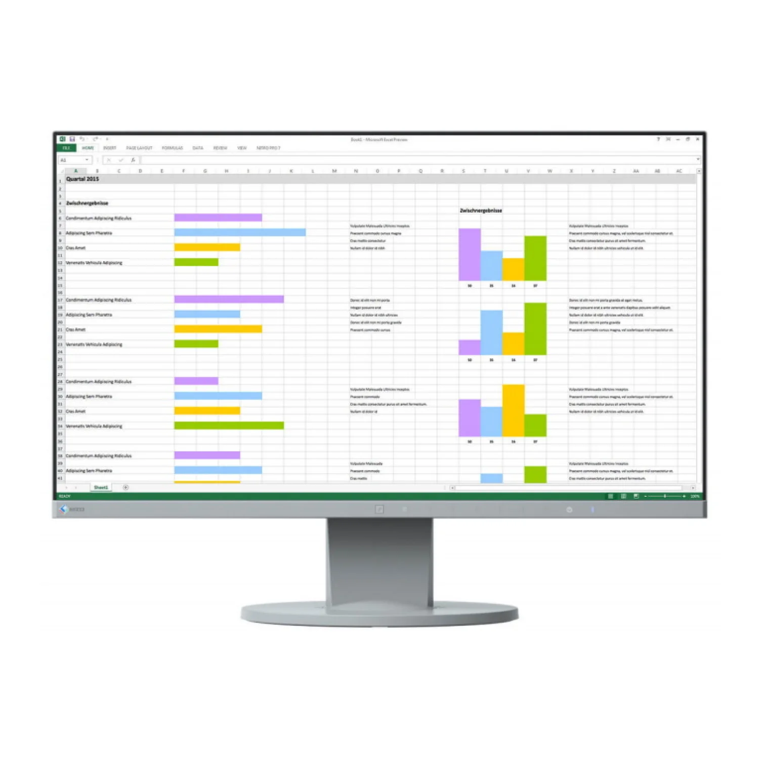 Eizo FlexScan EV2450 marble grey